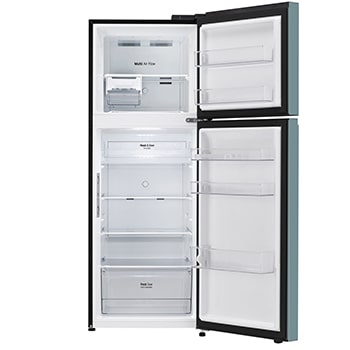 Front open door with food
